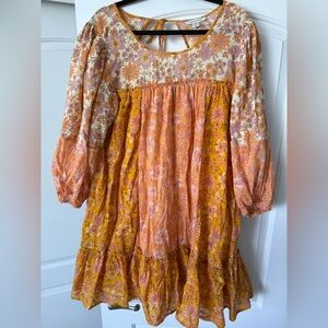 American Eagle Boho Floral Tunic Dress - XL Tall